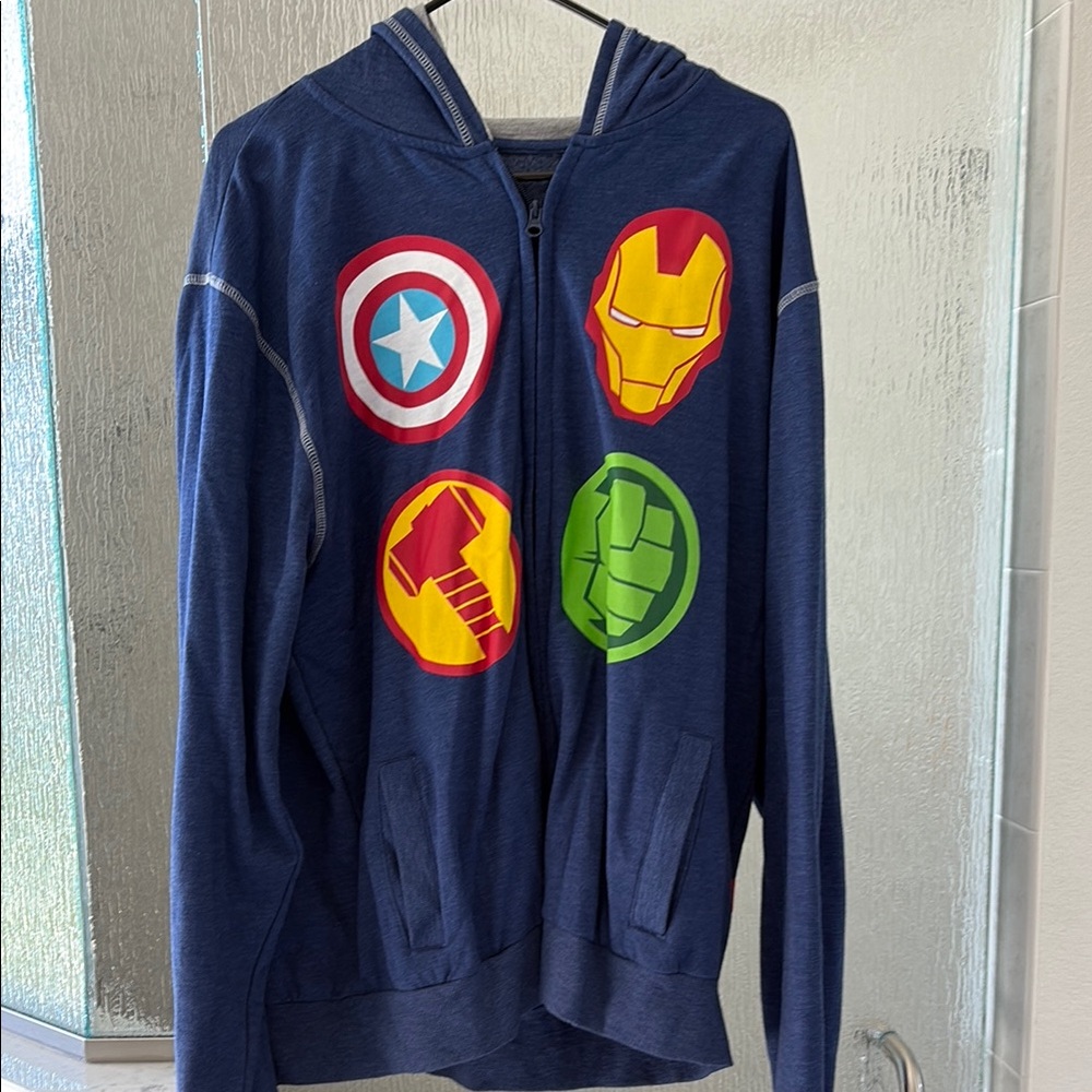 Disney Blue Avengers Hoodie